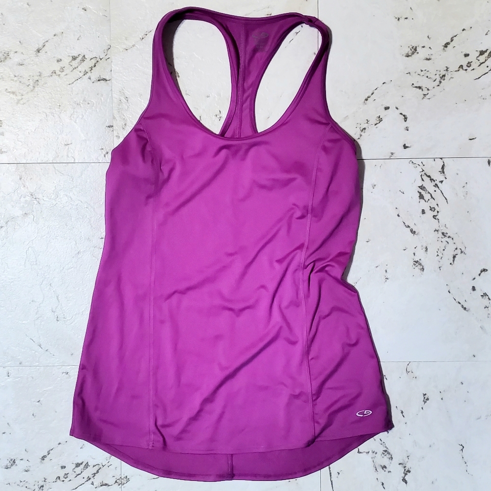 CHAMPION Duo Dry Tank Top Purple Size Medium
